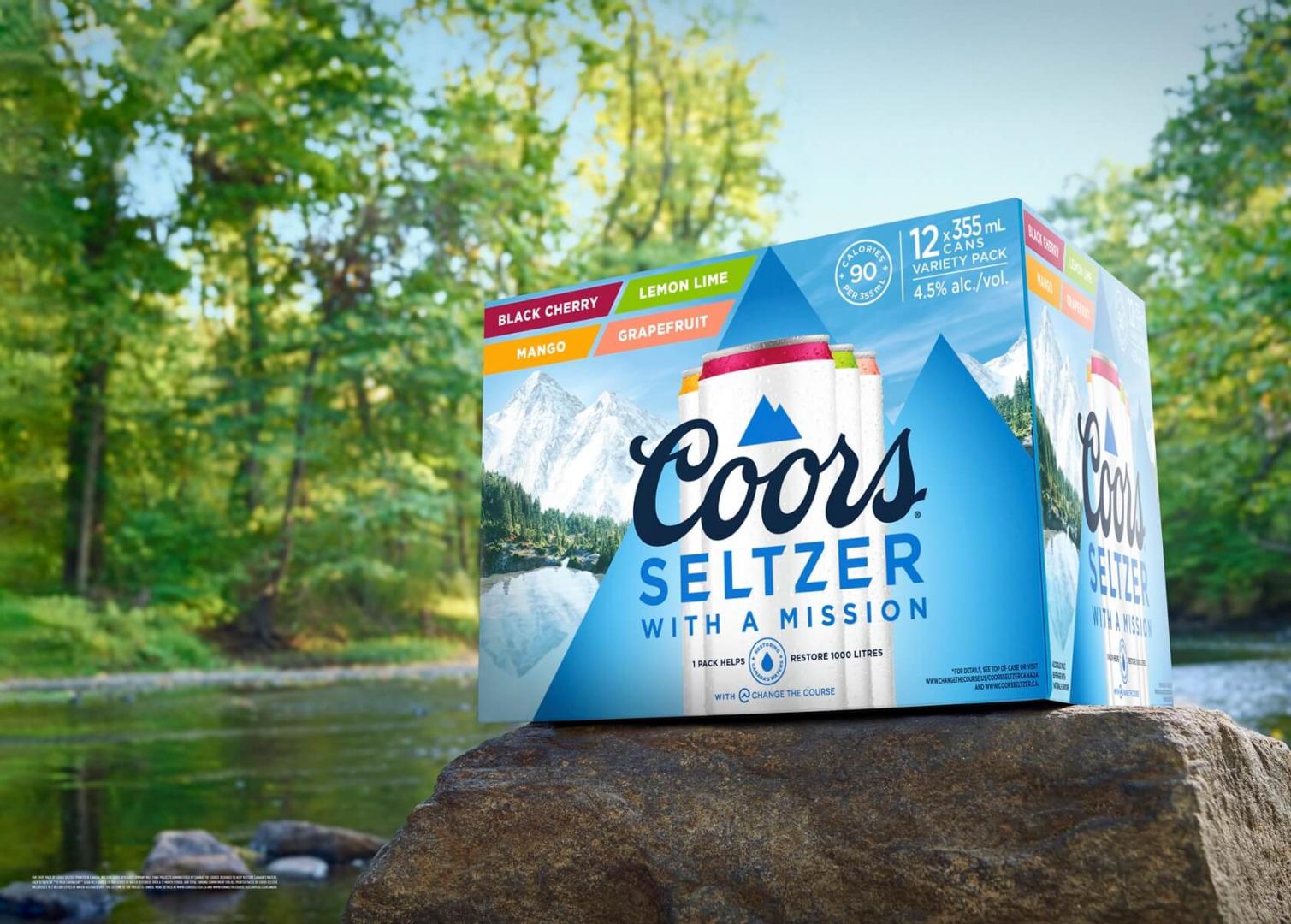 Coors Seltzer with a mission